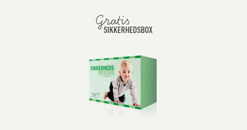 Børneulykkesfonden babypakke – Sikkerhedsboksen