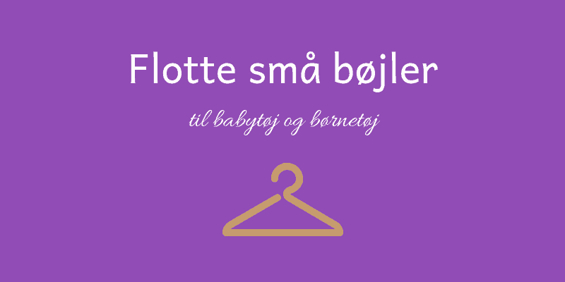 Små bøjler til baby og børn