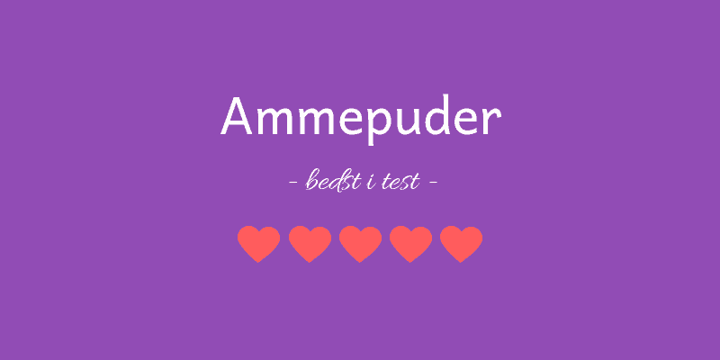 Bedste ammepude i TEST – 2019