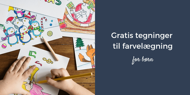 Gratis tegninger til farvelægning for børn